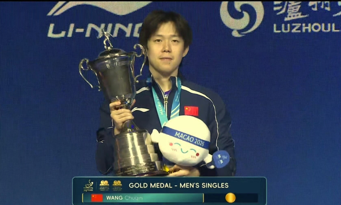 王楚钦逆转松岛辉空首夺世界杯单打冠军 日将怒